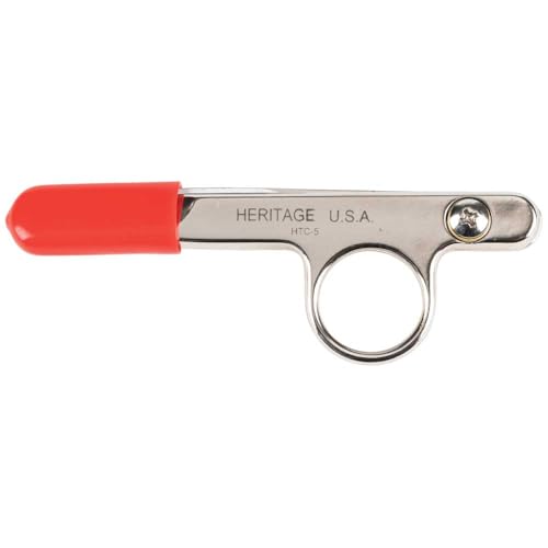 Klein Tools GHTC5 Scissors, Made in USA, Threadclip with Spring Action to Open Automatically, 4-1/2-Inch