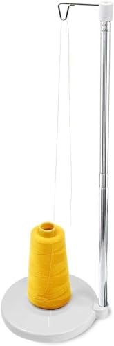 Adjustable Height Thread Holder Stand for Spools of Sewing Machine (White) - color: Adjustable White