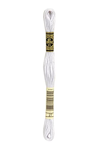 DMC 6-Strand Embroidery Cotton 8.7yd - White Violet