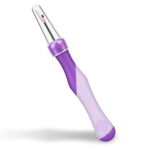 Needle and Thread Seam Ripper, Rippers for Sewing and Thread,Remover Stitch Tool for Hand Sewing, Knitting, Cross Stitching, Embroidery and Thread Removal (Purple) - color: Purple