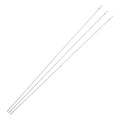 uxcell 25Pcs Beading Needles Fine Thin Long Straight Sewing Embroidery Threads Stainless Steel 4.72 Inch 0.6mm Wire Diameter - size: 120mmx0.6mm