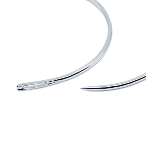 Dritz 3050 Quilter's Curved Hand Needles, 2-Inch & 2-1/2-Inch, Nickel (4-Count)