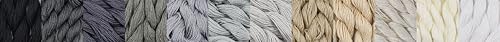 KCS 328 Yards(300 Meters) Mercerized Pearl Cotton Crochet Needlepoint Thread,Size 5, 12 skeins,Mixed Color 01 - color: 12color01, size: 12 skeins