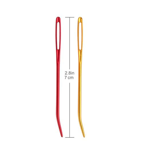 Assorted Yarn Needles,Large Eye Tapestry Weaving Needles Darning Crochet Wool Finishing Knitting Needles for Thick Bulky Yarn - color: Assorted