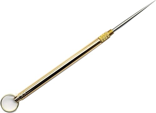 A Set Gold Cigar Holder Needle, Mini Stainless Steel Punch Draw Enhancer Tool, Nubber Assemblage Field Tool Can Be Dredge Cigar, Practical Cigar Accessories for All Cigars, Portable Cigar Needle