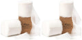Ribbli White Chiffon Ribbon 2 Inch x 20 Yard Handmade Fringe Chiffon Silk Ribbon White Ribbon for Gifts Wrapping, Wedding Invitations, Bridal Bouquets, Flower Arrangement (Pack of 2) - color: White, size: 2 inches (Pack of 2)