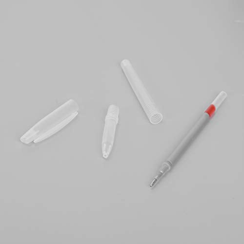 Leather Mercury Marking Set - Silver Refills, Temporary Clothes Marking Pen for Shoes & Bag Making (20pcs Silver + 4 Barrels) - color: 20pcs Silver+4 Pen Barrel