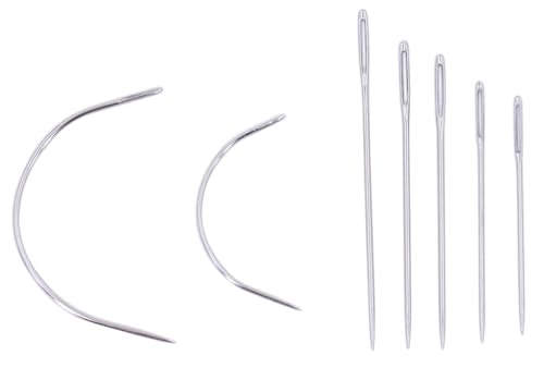 Hand Sewing Complete Kit | Featuring THIK-Grip Thimble [3 Sizes] | Including Needles (105) - Fabric Clips (10) - Pins (100) & Many More Supplies - color: THIK-Grip Thimbles - COMBO, size: All Sizes Included