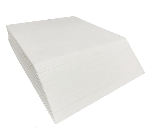 HimaPro Cut Away Embroidery Stabilizer Backing (8" x 8" x 100 PCs) - 100% Polyester - 2.5oz Medium Weight - Great for 4 x 4 and 6 x 6 Hoops - size: 8" x 8" x 100 PCs