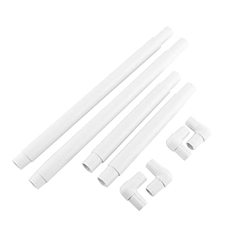 Large Embroidery Hoop, Plastic Cross Stitch Frame Clip Rectangle White DIY Sewing Tools Hoops Craft Embroidery Snap Frame Hoop for Cross Stitching Quilting, Needlepoint, Silk-Painting 17 x 11 inch - size: 17 x 11 inch