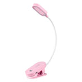 VAVOFO Rechargeable Book Light, 14 LEDs Eye Care Clip On Amber Reading Light for Bookworms Reading in Bed with 9 Colors 9 Brightness (Pink) - color: Pink