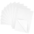 10PCS White Self Adhesive Felt Fabric Sheets Sticky Felt Sheets for Craft Supplies Art Home Making（8.3" x 11.8"/20 x 30cm） - color: White