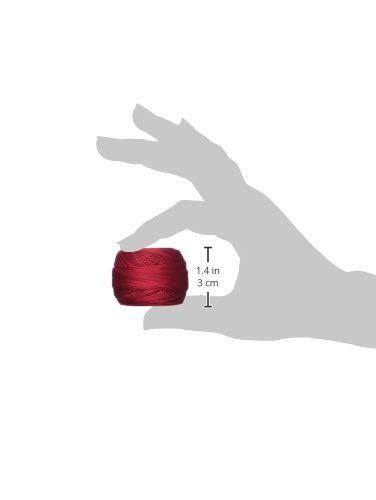 DMC 116 8-304 Pearl Cotton Thread Balls, Medium Red, Size 8