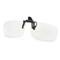 Reading Glasses Clip On and Flip Up Blue Light Blocking Magnifying Glasses Magnifiers Lenses Readers for Unisex (Transparent, 1.0)