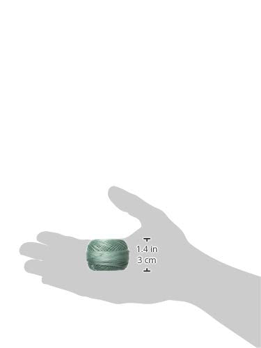 DMC Pearl Cotton Ball Size 12 141yd, Medium Blue Green