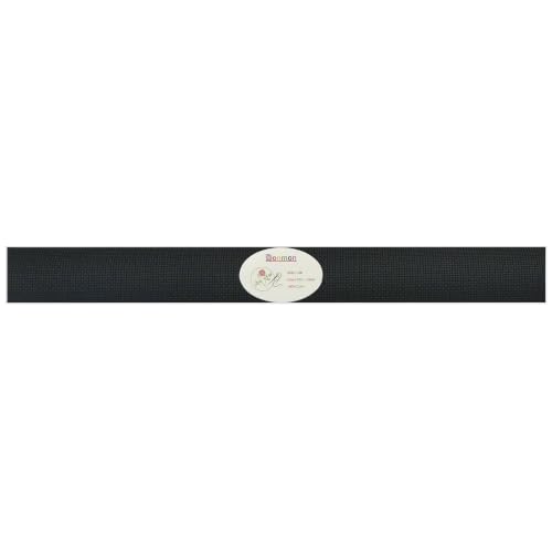 Aida Cloth 18 Count Cross Stitch Fabric,15×18inch,Rolled,3Pcs (18CT,Black) - color: Black, size: 18CT