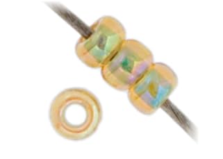 Miyuki Seed Bead 11/0 APX.22g - Lt.Topaz PaleBlue Lined Luster Japanese Glass Seed Beads - color: Lt.Topaz PaleBlue Lined Luster
