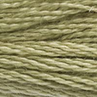 DMC 117-3013 Six Strand Embroidery Cotton Floss, Light Khaki Green, 8.7-Yard
