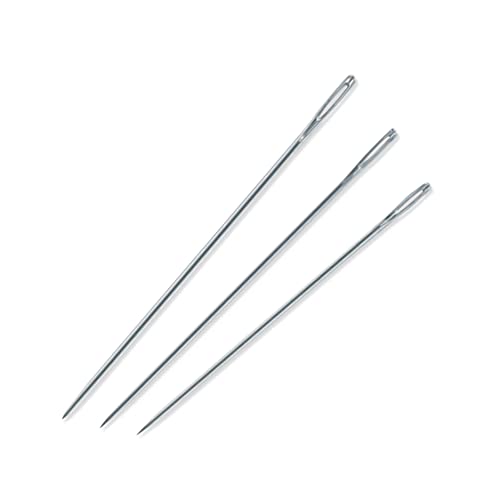 Dritz 128 Deluxe Hand Needles with Needle Threader, Assorted Styles & Sizes (100-Count) - style: Deluxe Hand Needles with Needle Threader