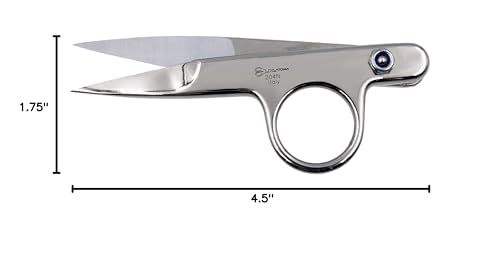 Ultima 4.5” Thread Nippers – Hot Forged Precision Thread Snips, Embroidery Snipper & Seam Cutter (Single Pack) - size: Single Pack
