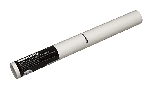 Bienfang Sketching & Tracing Paper Roll, White, 18 Inches x 20 Yards - for Drawing, Trace, Sketch, Sewing Pattern - size: 18 in. x 20 yd.