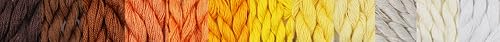 KCS 328 Yards(300 Meters) Mercerized Pearl Cotton Crochet Needlepoint Thread,Size 5, 12 skeins,Mixed Color 06 - color: 12color06, size: 12 skeins
