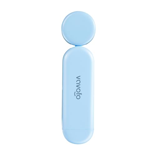 VAVOFO USB Rechargeable Book Light, Bookmark Clip on LED Reading Light - color: Light Blue