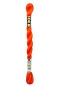 DMC 115 5-608 Pearl Cotton Thread, Bright Orange, Size 5