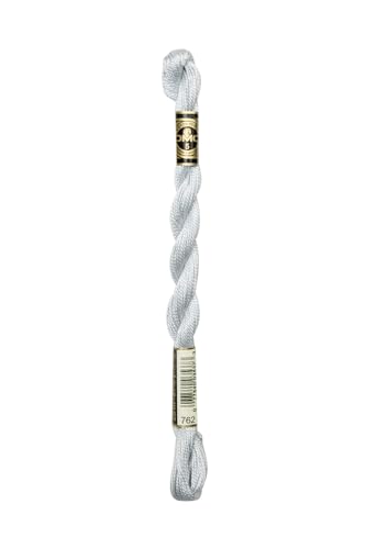 DMC 115 5-762 Pearl Cotton Thread, Very Light Pearl Grey, Size 5