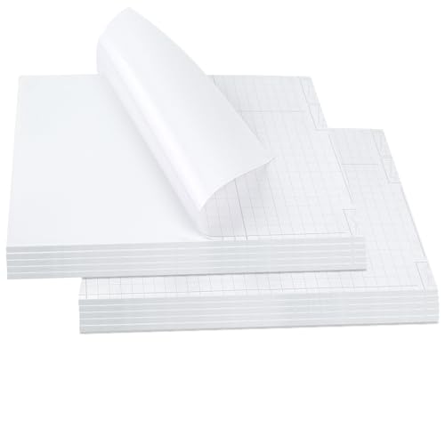 Mat Board Center 10 Pack 9x12 Self Adhesive White Foam Board 3/16" Thick - size: 9x12