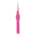 HAHIYO Pink Seam Ripper Ergonomic Grip Thread Stitch Remover Tool Sewing Stitch Cutter Thread Ripper Unpicker Sewing Accessory&Supply for Crafting Notions Quilting Sewing Hem, 5.4-Inch 2PCs