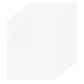 Self Adhesive Felt Sheets, 6PCS 13.4"x10.8" 2mm Thick White - color: White