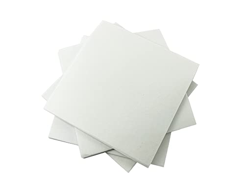 Wennuo Cut Away Machine Embroidery Stabilizer Medium Weight 1.8 oz, 8" x8" 100 Precut Sheets - Fits 4x4 and 6x6 Hoops,for Machine Embroidery and Hand Sewing