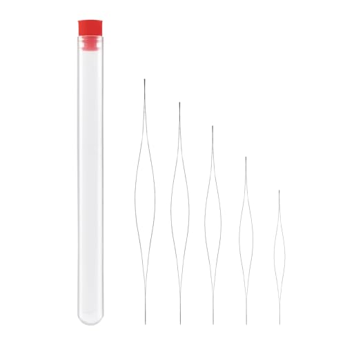 Deshionew 5 PCS Beading Needles for Seed Beads - 5 Sizes