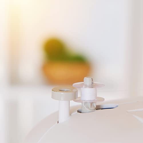 Mandala Crafts Empty SA156 Bobbins for Brother Sewing Machine, 25 Clear Plastic Class 15j Bobbins Compatible with Singer, Kenmore, Bernina, Janome, Elna - color: Transparent, size: Size A 25 Rolls