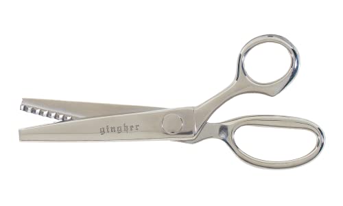 Gingher 7.5" Pinking Shears for Fabric Cutting, Zig Zag Scissor Blades - style: 7.5" Pinking