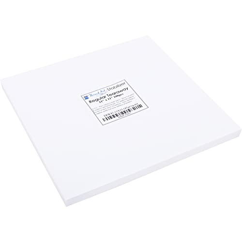 Threadart Tearaway Embroidery Stabilizer | 1.6 oz 10" x 50 yd roll - size: TEAR-AWAY 11"X11" SHEETS