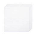 10 PCS White Linen Needlework Embroidery Fabric Cloth (20 × 20 Inch) - size: 20 × 20 Inch