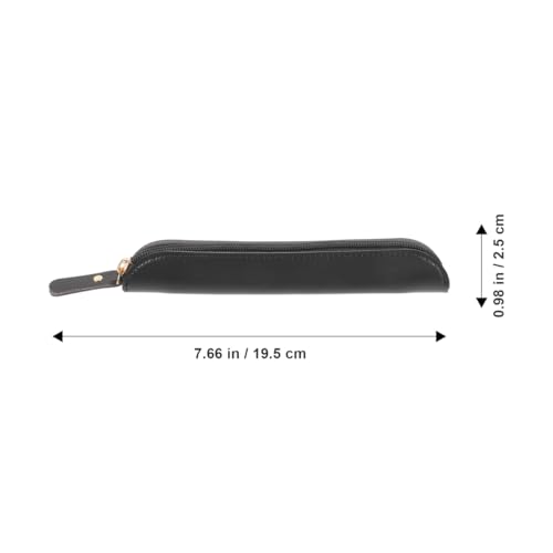 Insulin Pen Cooler Travel Case: Small Insulin Pen Organizer Storage Bag Portable PU Leathe Pouch for Pencil Other Diabetic Medication Supplies Black