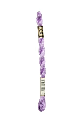 DMC 115 5-210 Pearl Cotton Thread, Medium Lavender, Size 5