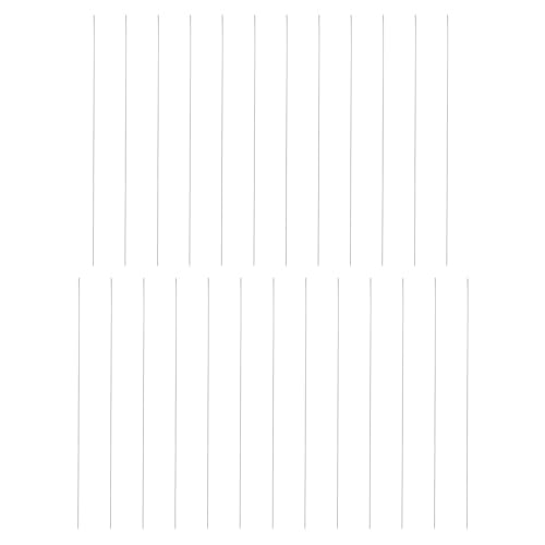 HARFINGTON 25pcs Sewing Needles 0.6mm Diameter 120mm (4.72") Long Ultra-Thin Stainless Steel Hand Embroidery Bead Needles for Jewelry Making DIY Crafts - size: 0.6mm Dia + 120mm Length
