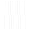 HARFINGTON 25pcs Sewing Needles 0.6mm Diameter 120mm (4.72") Long Ultra-Thin Stainless Steel Hand Embroidery Bead Needles for Jewelry Making DIY Crafts - size: 0.6mm Dia + 120mm Length
