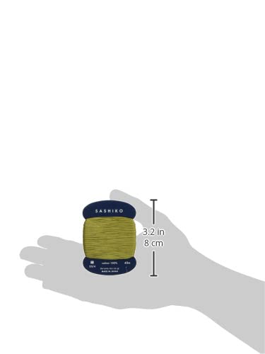 Yokota Daruma Sashiko Thread Single and Variegated Color (Warbler, Thin 40M Card) - color: Warbler