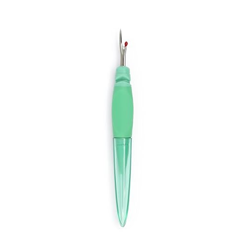 Dritz Ergonomic Design Small Seam Ripper (5110) - color: Green, size: 1-Pack, style: Small with Ergonomic Design and Safety Cap