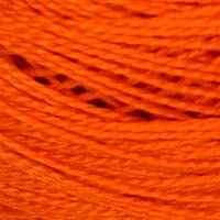 DMC 116 8-947 Pearl Cotton Thread Balls, Burnt Orange, Size 8