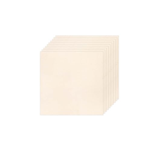 10 PCS Beige Natural Cotton Embroidery Fabric Cloth (7.8 × 7.8 Inch) - size: 7.8 × 7.8 Inch