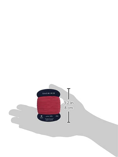 Yokota Daruma Sashiko Thread Single and Variegated Color (Madder, Thin 40M Card) - color: Madder