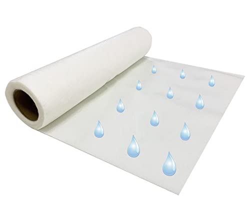 HimaPro Wash Away Non-Woven Stabilizer Backing for Machine Embroidery and Hand Sewing Water Soluble Embroidery Stabilizer (12 Inch x 10 Yard) - size: 12 Inch x 10 Yard