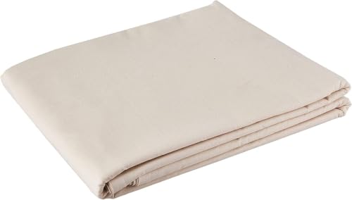 AK TRADING CO. 60" Wide Natural Muslin, 100% Cotton Fabric, Unbleached 10 Yards - size: 10 YARDS