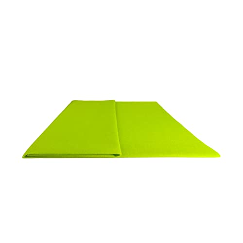 Jtnohx Color Felt Sheets 1 Square Yard Craft Felt Fabric Green-Yellow 1.4mm - color: Green-yellow
